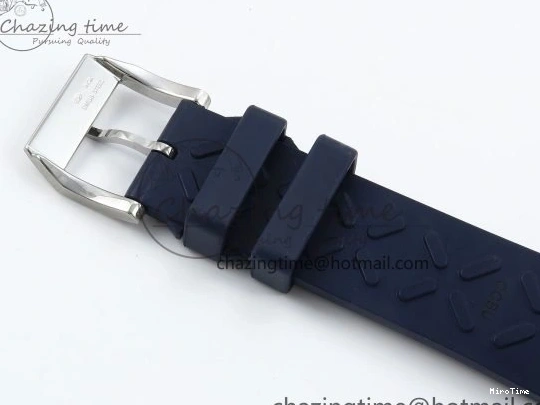 MIROTIME 0412 Casual Portuguese Chrono IW3716 Z+F 1:1 Best Edition White Dial on Blue Rubber Strap A 7016